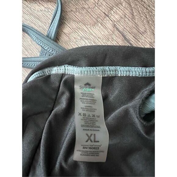 Summer Mae Ribbed One Piece Swimsuits for Women Button up  Tummy Control size XL - Picture 9 of 9